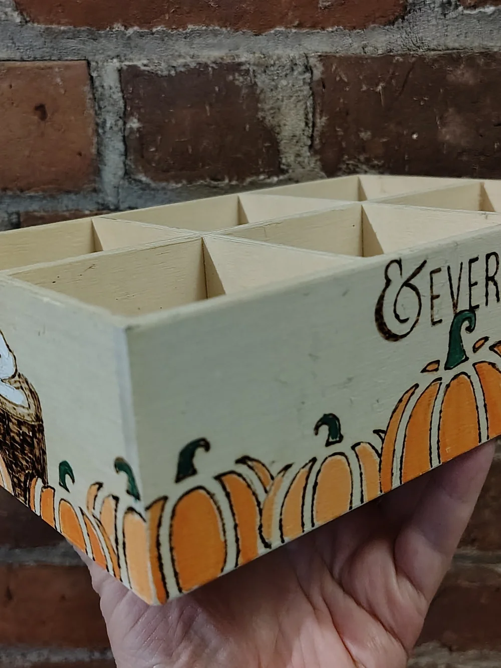 Handmade hand decorated